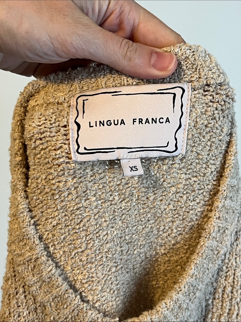Worn 1x LINGUA FRANCA Willa cardigan button up long sleeve sweater with bows XS - Picture 7 of 11